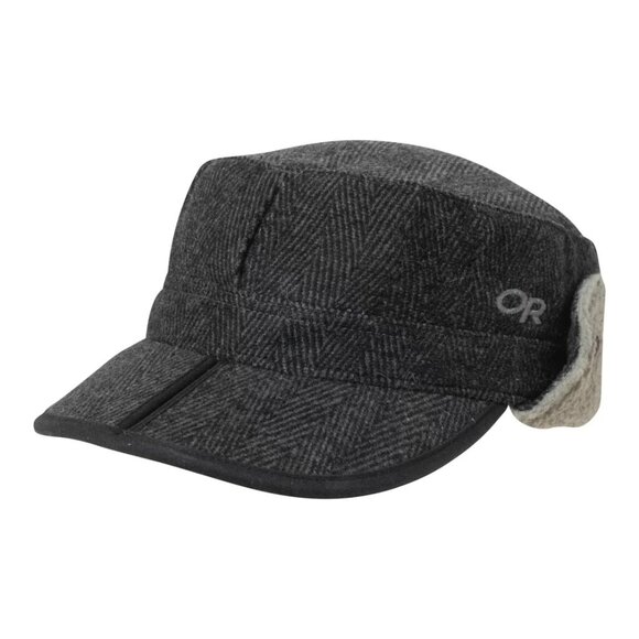 Outdoor Research Yukon Winter Cap Wool Blend with Ear Flaps & Sherpa Lining - Picture 1 of 16